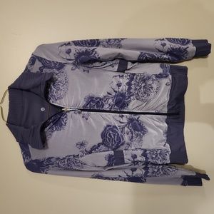 Lululemon reversible jacket purple floral size L